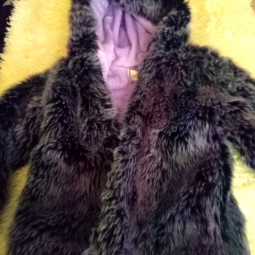 Girls Faux Fur Jacket sz 5
